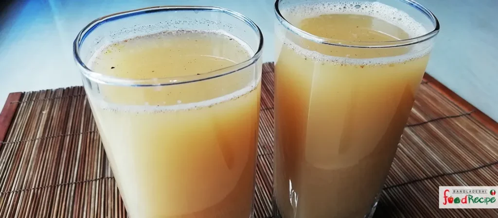 কাঁচা আমের শরবত রেসিপি |