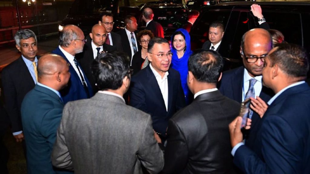 The Prime Minister is meeting world leaders in New York to attend the UN session.