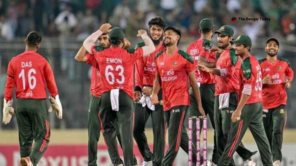 Quarter-final abandoned; Bangladesh straight into the semi-finals.