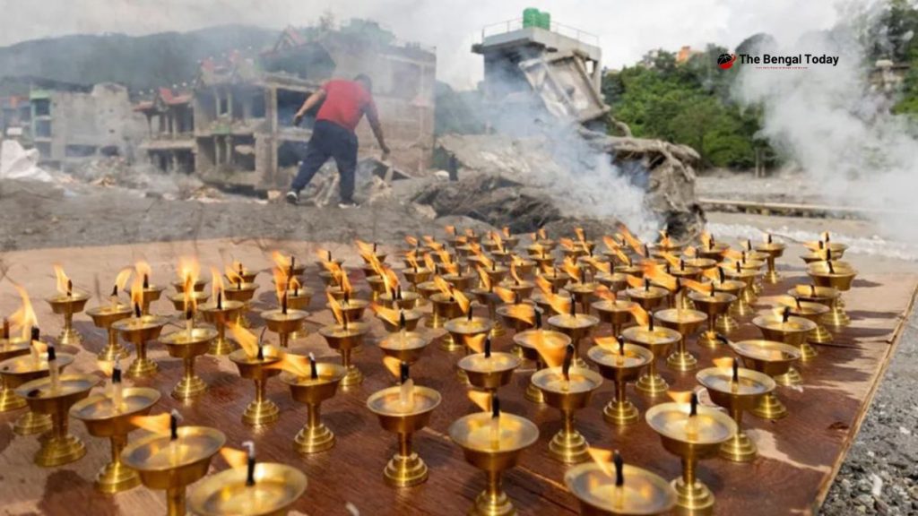 National Day of Mourning observed in memory of those killed in flash floods in Nepal.